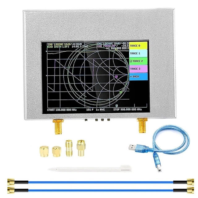 Analizzatore Di Rete Vettoriale Con Display IPS 4,3'' &ndash; 50kHz-3GHz &ndash; Per Antenna HF