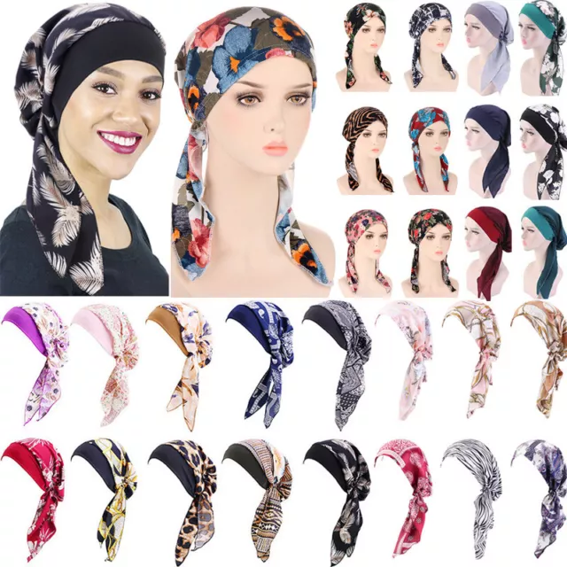 Donne Musulmane Hijab Chemio Cappello Turbante Copricapo Cancro Perdita Di ☆