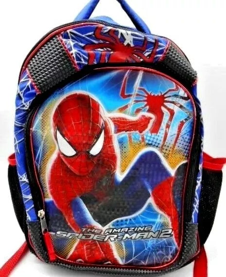 The Amazing Spider-Man 2  Child's Backpack Marvel Comics  Brightly Colored  NWOT