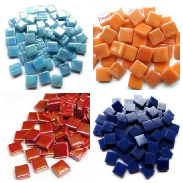 12mm Square Opus Mosaic Tiles in a all Colours and Mixes - 50g bags