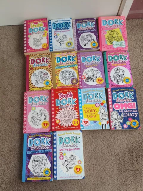 14 X Dork Diaries Books by Rachel Renee Russell Paperback