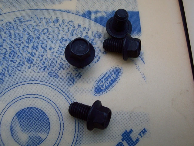 Brake Disc To Hub Bolts & Locking Tabs Kit For Ford Escort MK1 MK2 & Capri - UK Made