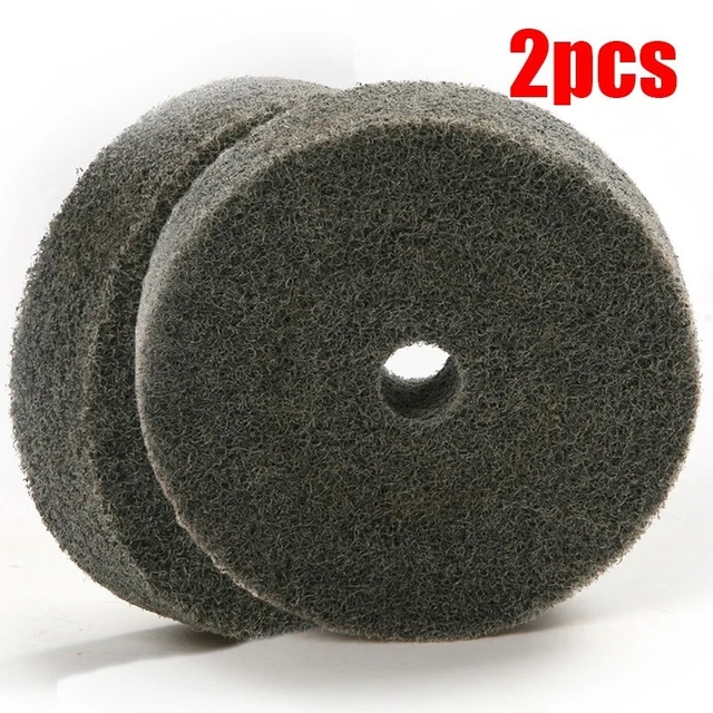 Roue De Polissage Fibre Nylon 12 Cm Grain 320 - Disque Abrasif Premium Pour Métal & Bois