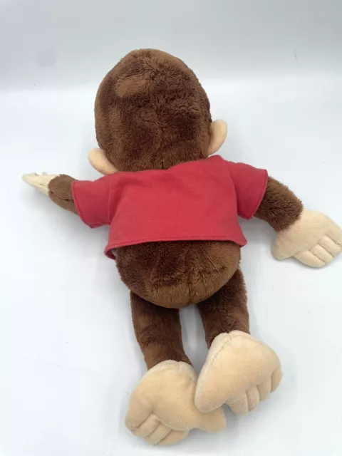 Curious George Classic Plush Applause 12" Stuffed Animal Monkey Russ Red Shirt 2