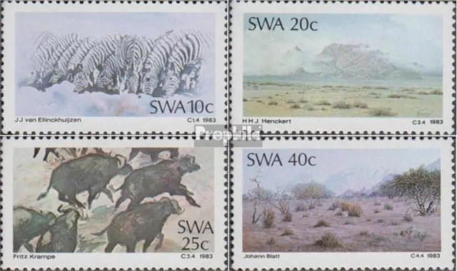 Namibia - África sudoccidental 541-544 (completa edición) usado 1983 pinturas