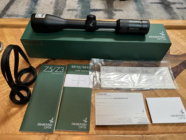 Swarovski Z3 3-10x42 BRH Rifle Scope