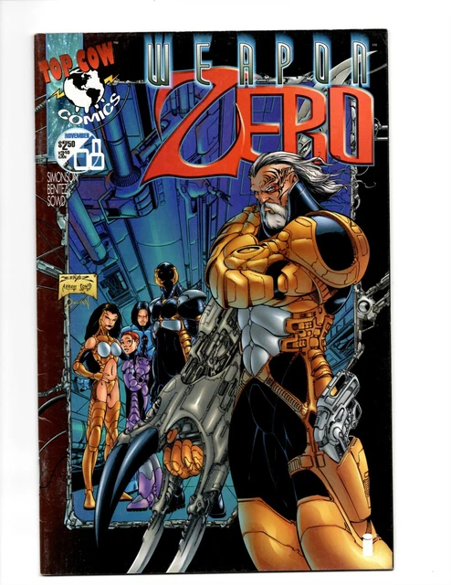 Weapon Zero #8 (1996) Joe Benitez Top Cow Comics Vf+