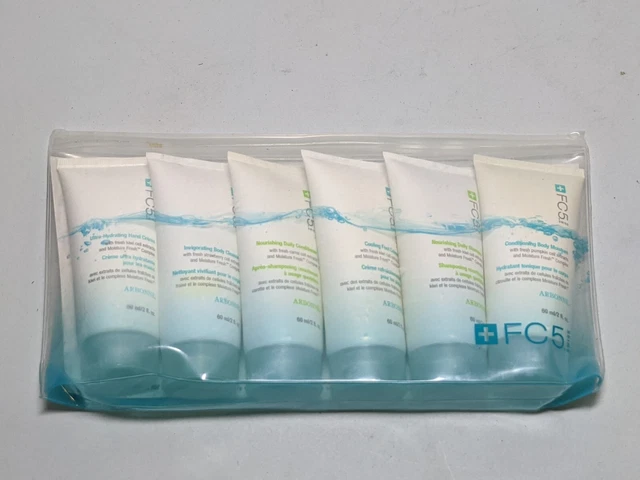 Arbonne + FC5 2 OZ Personal Care Body Moisture/Shower Travel Lot 6 Pieces New