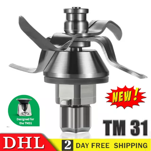 Edelstahl Thermomix TM31 Küchenmaschine Ersatzteile Messer Mixmesser NEU