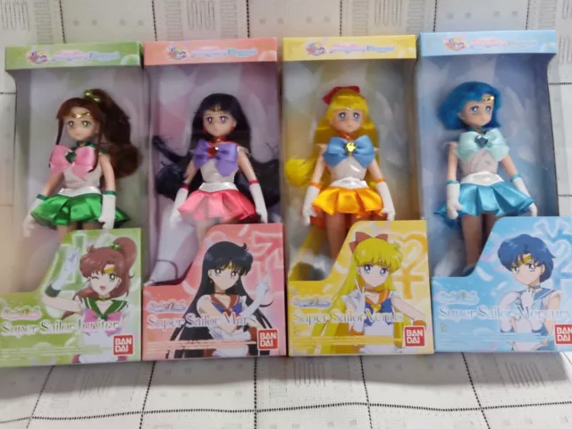 Sailor Moon Eternal Style Doll Mars Mercury Jupitar Venus Premium Bandai 22cm
