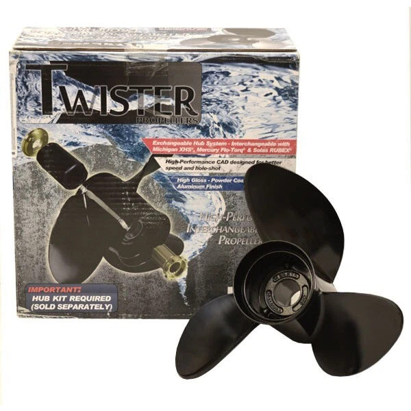 Michigan Wheel Twister Boat Propeller 221302 | Universal RH 11 3/4 x 15P Michigan Wheel Twister Boat Propeller 221302 | Universal RH 11 3/4 x 15P