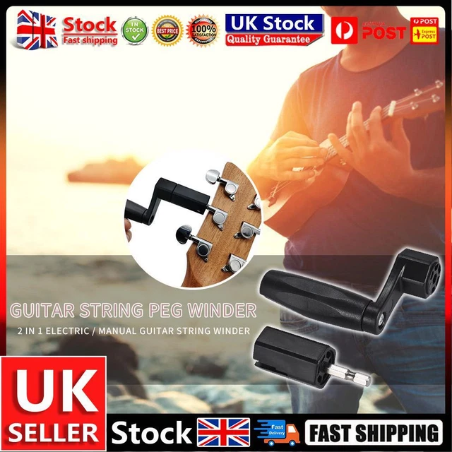 Guitar String Winder Bridge Pin Remove Peg Puller Electric Screwdriver Drill Bit