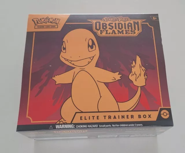 Pokemon TCG Scarlet & Violet Obsidian Flames Elite Trainer Box Free Shipping!