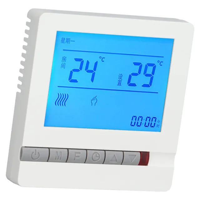 Tête Thermostatique Connectée Universelle Tactile avec Ecran LCD - SILAMP -  Thermostat connecté - Achat & prix