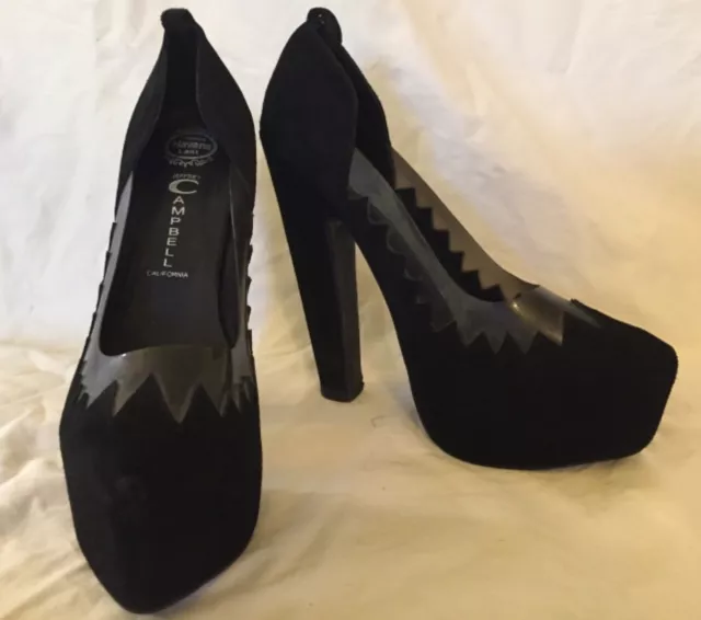 JEFFREY CAMPBELL womens shoes   BLACK size 7.5