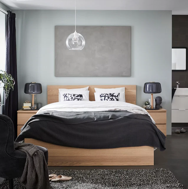 IKEA MALM SUPER King Bed £240.00 PicClick UK