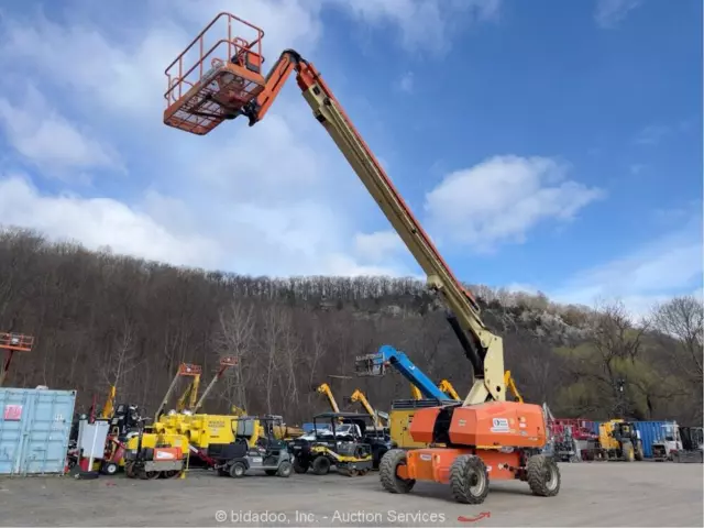 2013 JLG 860SJ 86' 4WD Telescopic Boom Man Lift Aerial Platform Diesel bidadoo