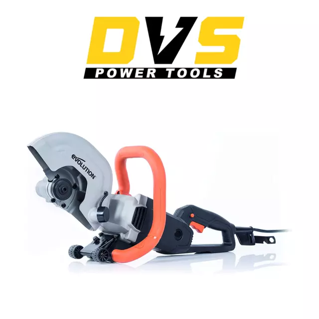 Sierra de hormigón cortadora de discos eléctricos Evolution R230DCT 230 mm, elige tu hoja