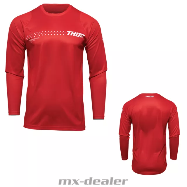 Thor Sector Minimal Rot Cross Jersey Trikot  Motocross Enduro MX DH MTB