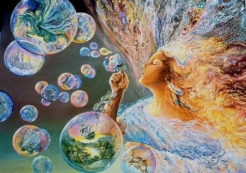 JOSEPHINE WALL FANTASY Art Card Earth Angel Dove Peace Rainbow - Foto 10