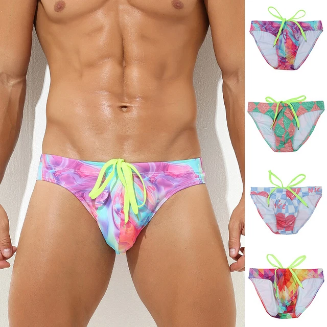 Costume Uomo Mare Acizi Herren Borat Mankini Tanga (Orange