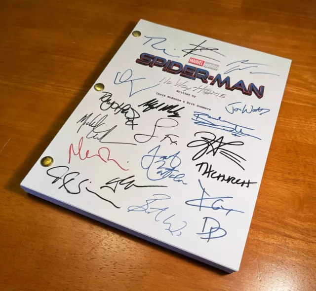 Spider-Man: No Way Home Script Cast-Signed- Autograph Reprints- 181 Pages Long 3