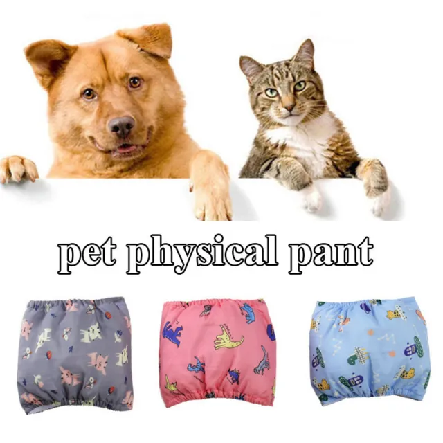 Mascota Perro Cachorro Pantalones de pañal Masculino Higiene Fisiológica C8