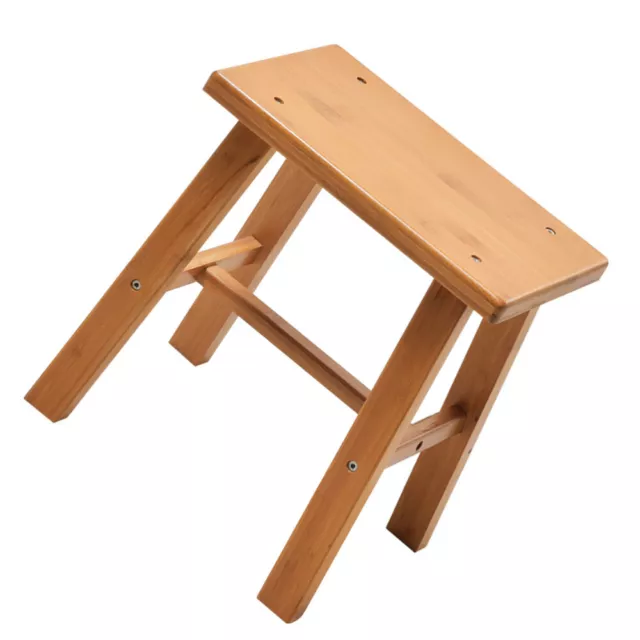 The Bench Low Stool Home Shoe Changing Anti-slip Bamboo Fold