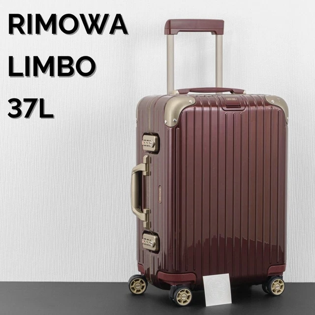 RIMOWA LIMBO 37L Carry-On 4-Wheel Tsa Rock Carmona Red