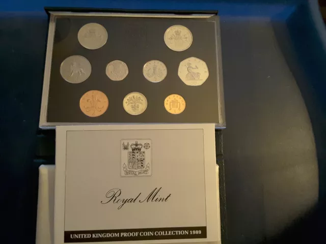 Uk 1989 Proof Coin Collection