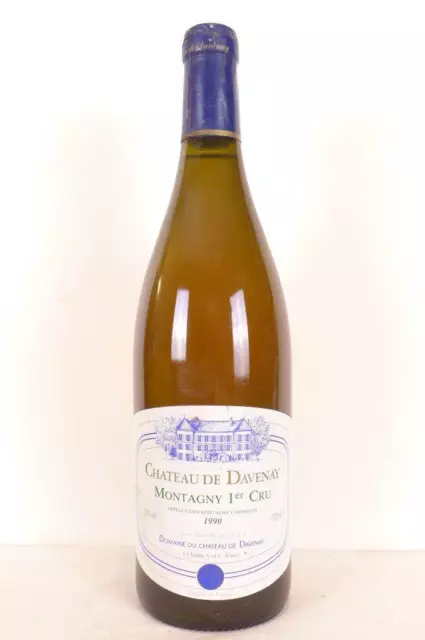 montagny château de davenay premier cru blanc 1990 - bourgogne