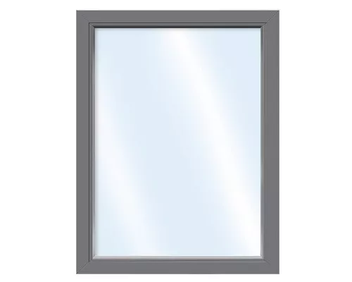 Kunststofffenster Festverglasung ESG ARON Basic weiß/anthrazit 1000x1600 mm (nic