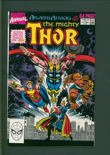 The Mighty Thor Atlantis Attacks Marvel Comics Annual #14 1989!
