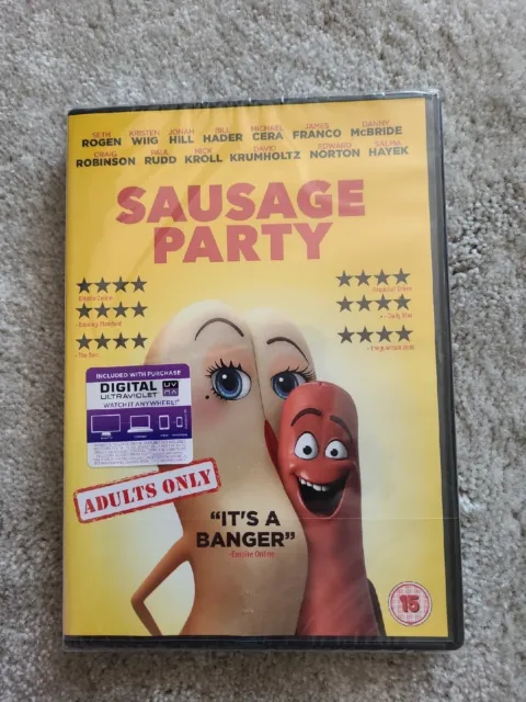 Sausage Party  Brand New Sealed Dvd