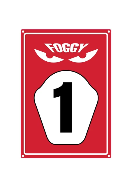 Bikeit Foggy Light Weight Aluminium Official Licensed Parking Sing