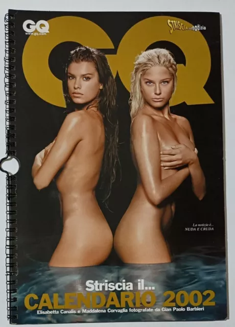 GQ Striscia il Calendario 2002 Elisabetta Canalis e Maddalena Corvaglia 2