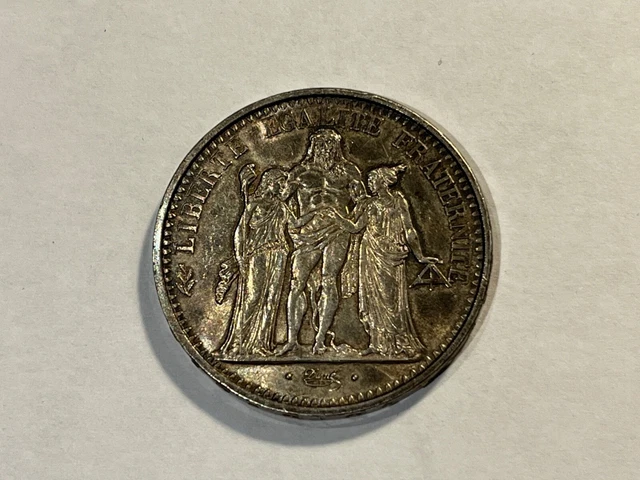 Monnaie France 10 Francs Hercule Argent 1965 SPL (120-17)