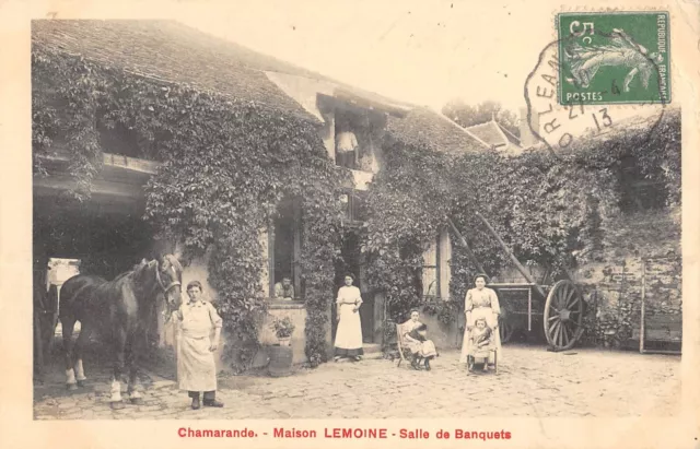 Cpa 91 Chamarande / House Lemoine / Banquet Hall