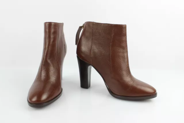 SAN MARINA Bottines Boots à Talons Cuir Marron T 35 Excellent état