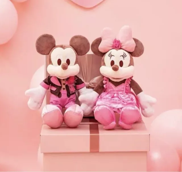 Disney Mickey Mouse & Minnie Mouse Valentine's Day 2023 Plush 11'' New ❤️