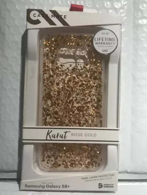 Case Mate Karat Case for Samsung Galaxy S8+ Plus in Rose Gold NEW