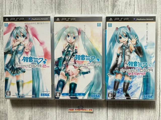 SONY PSP Hatsune Miku Project Diva Diva 2nd Extend set from Japan