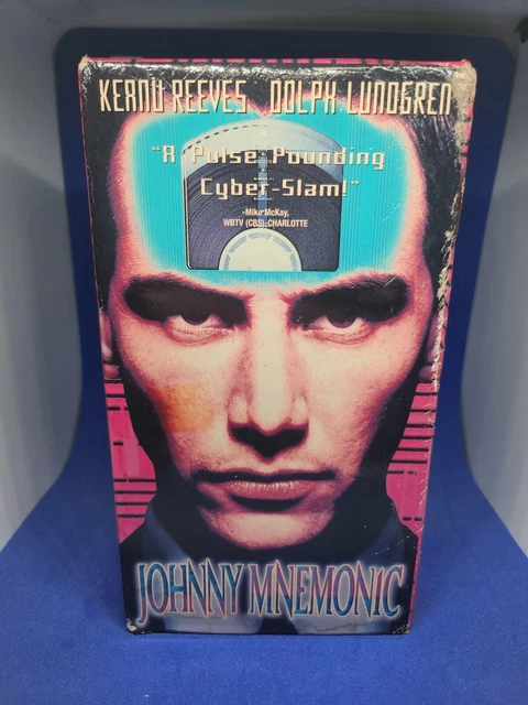 JOHNNY MNEMONIC VHS 1995 Keanu Reeves Dolph Lundgren EUR 6,78 - PicClick IT