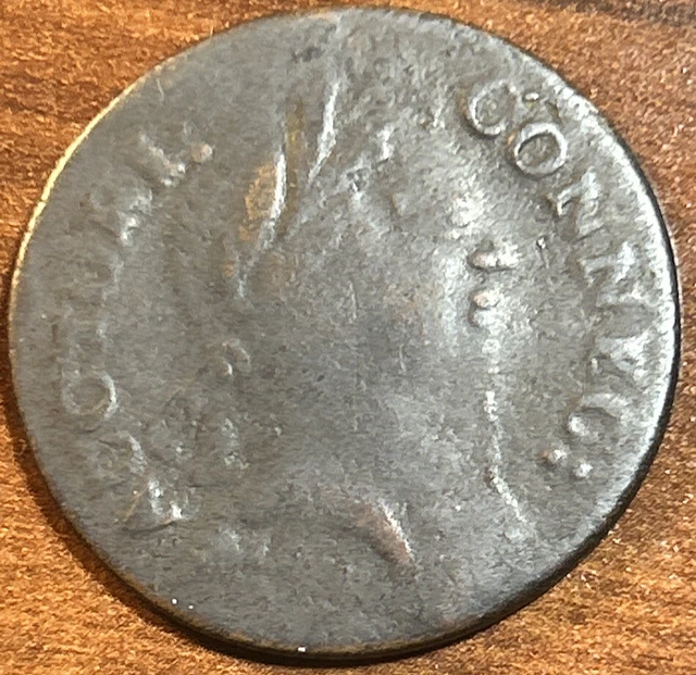 1785 African Head Connecticut Colonial, Free Shipping