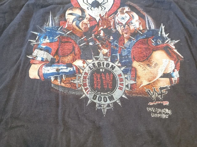 VNT WWE/WWF/WCW T SHIRT L RARE  LEGION OF DOOM the ROAD Warriors