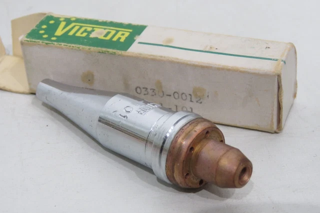 Victor 0-1-101 Acetylene Cutting Torch Tip 0330-0012 USA Nickle Plated