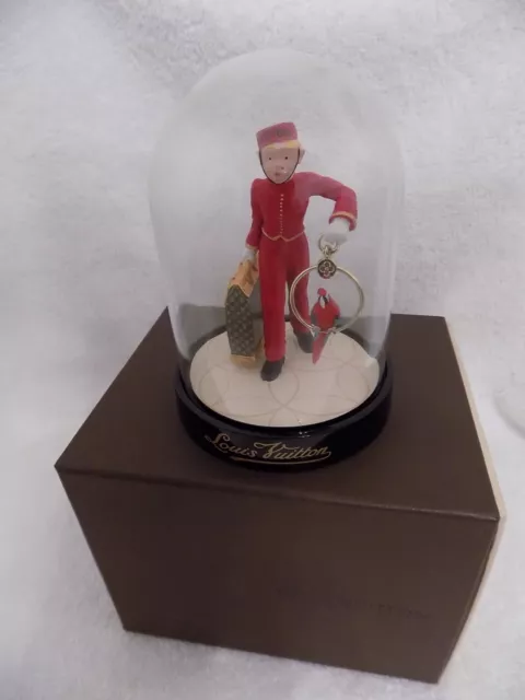 Louis Vuitton Glass Snow Globe Dome Hotel Page Boy Limited 2012 Model with  Case
