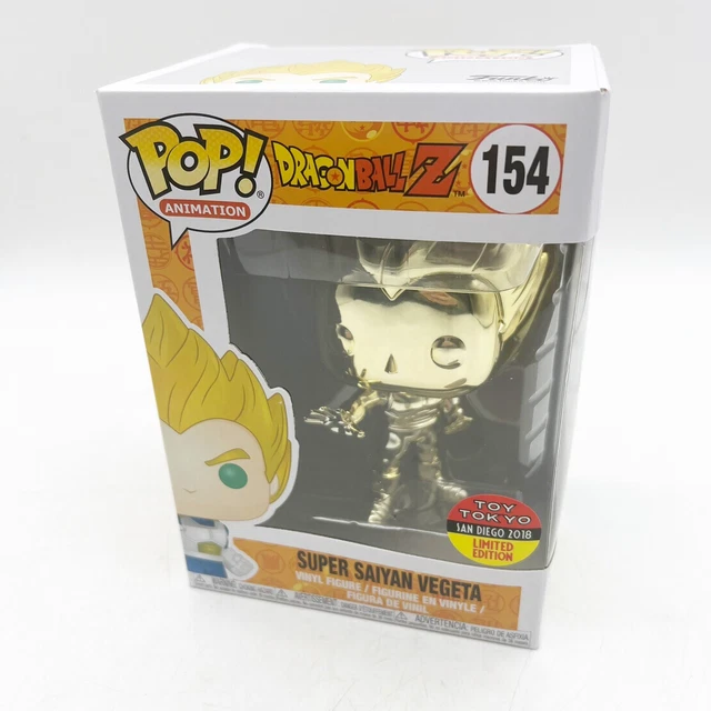 Funko Pop! Dragon Ball Z Super Saiyan Gold Chrome Vegeta 154
