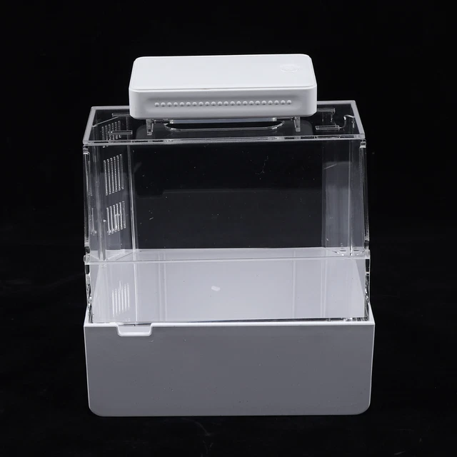 Betta Fish Tank Amphibious Pets Desktop Mini Fish Tank W/ Water Filter LED Light 5