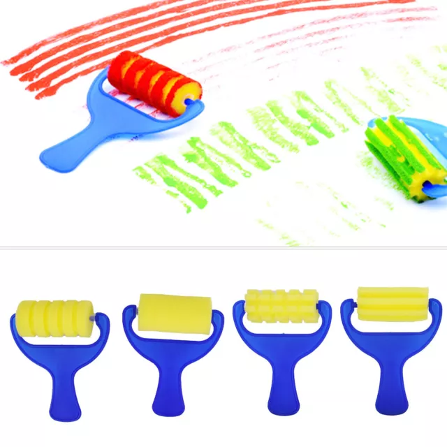 12PCS Sponge Painting Brush Kids Children Drawing Toys Art DIY Crafts Supply ◮